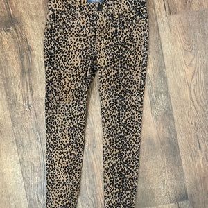 Old Navy leopard rockstar jeggings